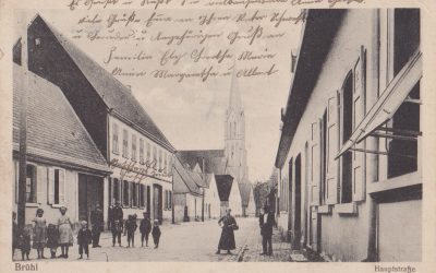 Brühl Hauptstraße 1917