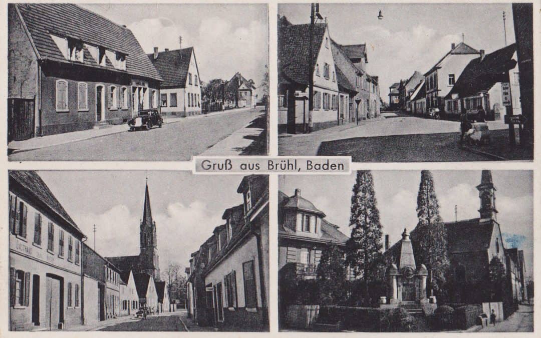 Gruß aus Brühl Baden