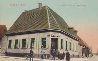 Gruß aus Brühl Gasthaus zur Krone Alois Rohr