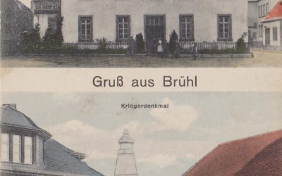 Gruß aus Brühl Schwesternheim Kriegerdenkmal