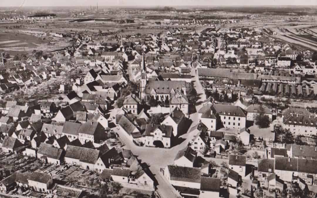 Luftbild Brühl Baden im Jubiläumsjahr
