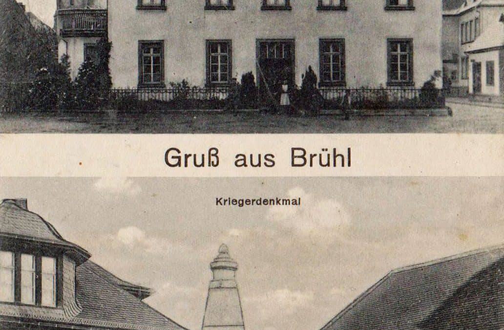 Brühl Baden Schwesternheim Kriegerdenkmal 1917