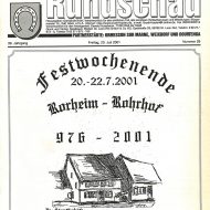 Brühler Rundschau 1025 Jahre Rohrhof