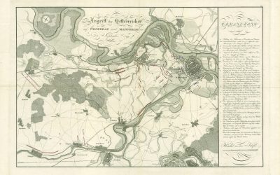 Angriff der Oesterreicher auf Neckerau und Mannheim