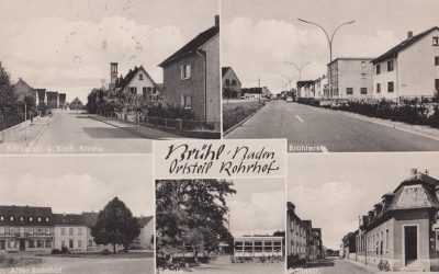 Brühl Baden Ortsteil Rohrhof 1968