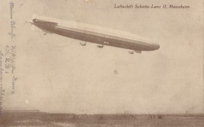 Luftschiff über Mannheim 1914