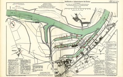 Rohrhof 1912 mit der Ziegelei von Johann Vorlaufer